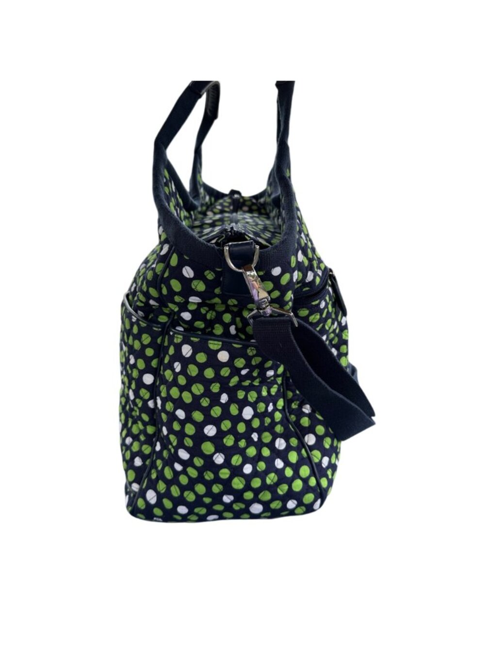 Vera Bradley Quilted Carryall Travel Bag in the "Lucky Dots" Limited Edition - Picture 13 of 16